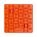 Plateau orange emboîtable vu de dessus