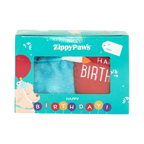 Boîte turquoise du kit anniversaire vue de face