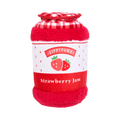 Pot rouge Strawberry Jam au couvercle vichy