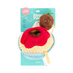 Trois petites boulettes marron souriantes à cacher