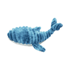 Baleine bleue côtelée au ventre blanc, queue relevée