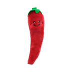 Piment rouge vu de dos, pédoncule vert en feutrine