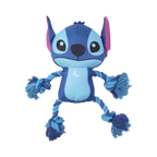 Stitch bleu aux bras et jambes en corde tressée, de face