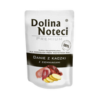 Plat pour chien Dolina Noteci Premium canard et pommes de terre en sachet – sachet 100 g