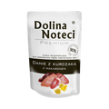 Plat pour chien Dolina Noteci Premium poulet et pâtes en sachet – sachet 100 g
