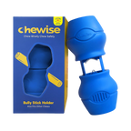 Support Chewise bleu à côté de sa boîte