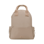 Sac beige vu de face avec poignée