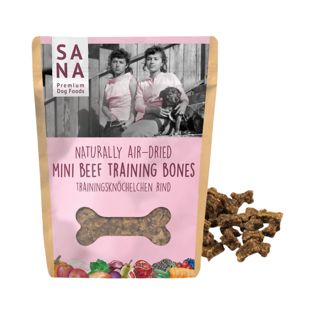 Sachet rose SANA Mini Beef Training Bones, photo vintage