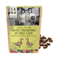 Sachet SANA Mini Duck Training Bones abricot et algue
