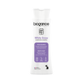 Flacon blanc à bouchon clapet, étiquette violette Poils Blancs
