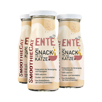 Trois bouteilles SmoothieCat Ente au canard