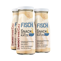 Trois bouteilles SmoothieCat Fisch au cabillaud