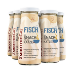 Lot de bouteilles SmoothieCat Fisch alignées