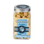 Pot Kiwi Walker White Fish rempli de cubes lyophilisés