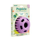 Emballage carton Pupsicle avec la boule mauve