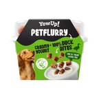 Pot vert Petflurry Duck Bites avec chien