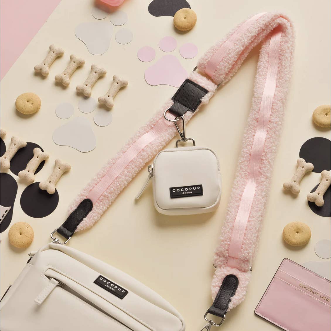 Sangle pour sac peluche rose Love A Love – Cocopup
